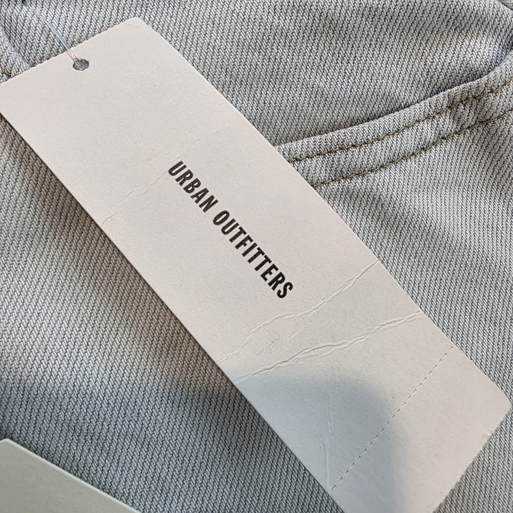 Levi's x Urban‎ Outfitters Premium Denim Jean Shorts High Waisted Wide Leg Short - Picture 5 of 13